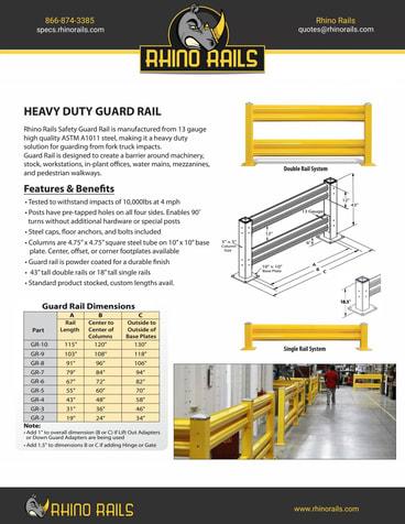 Guardrail - Product Information Sheet
