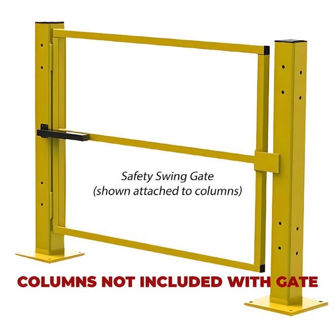 Heartland Steel Products 36" - 48" Swing Gate, Single Door (Bolts to C2 Column)