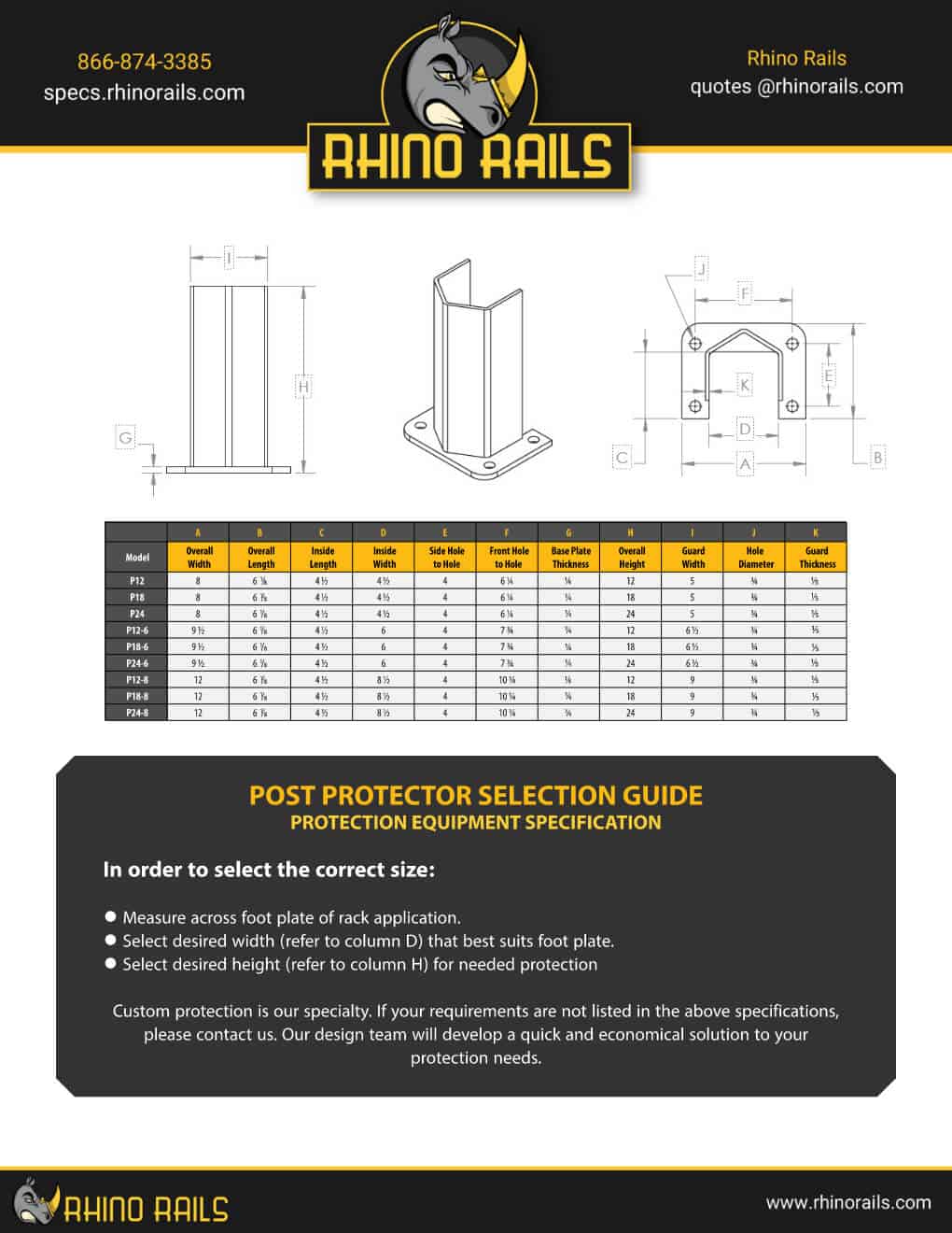 Post Protector - Product Information Sheet - Photo 2