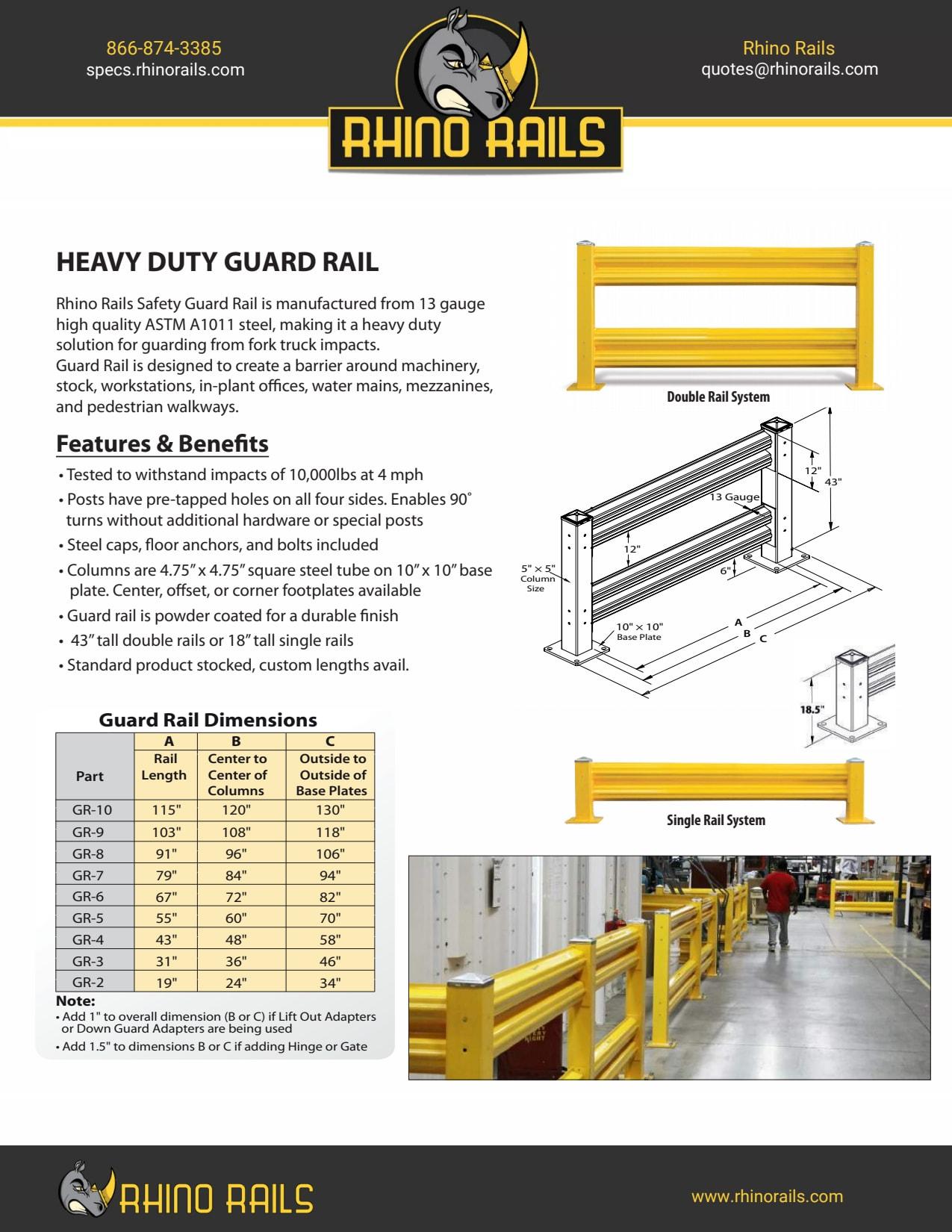 Guardrail - Product Information Sheet - Photo