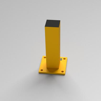Rhino Rails 18.5in Guardrail Column with Standard Baseplate