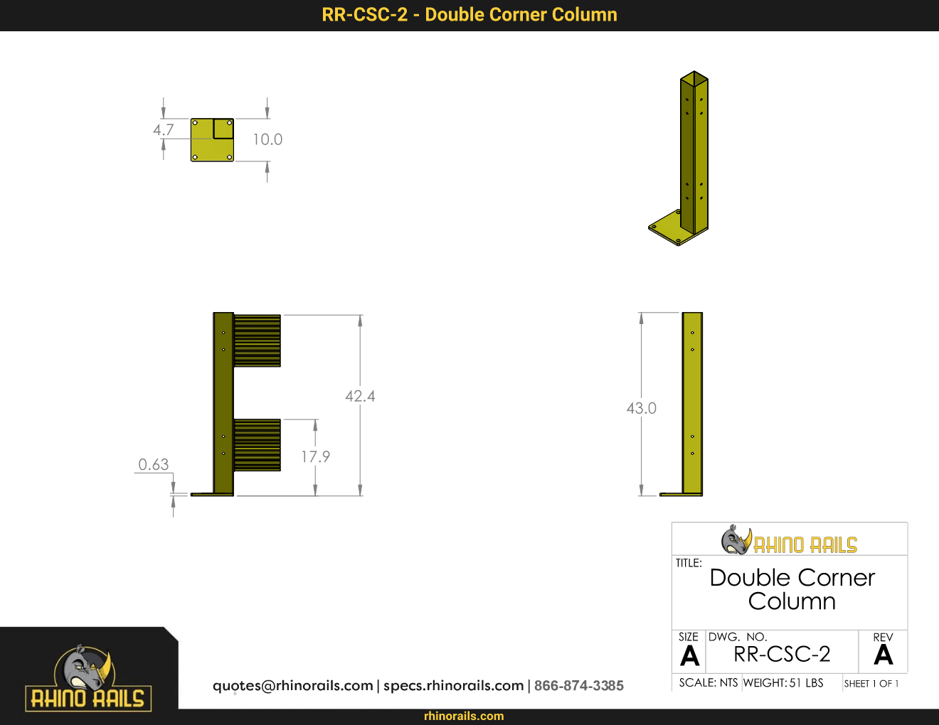RR-CSC-2 - Product Detail Drawing - Photo